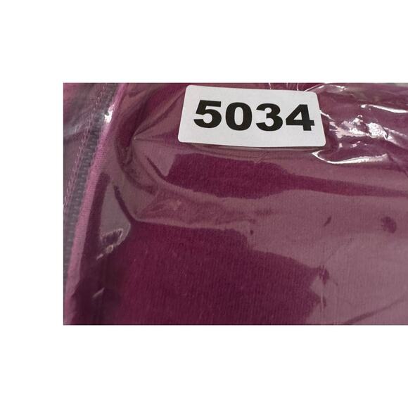 d & co. Active Zipper Front 3X with Pockets Cardigan Sweatshirt Purple - Picture 8 of 8